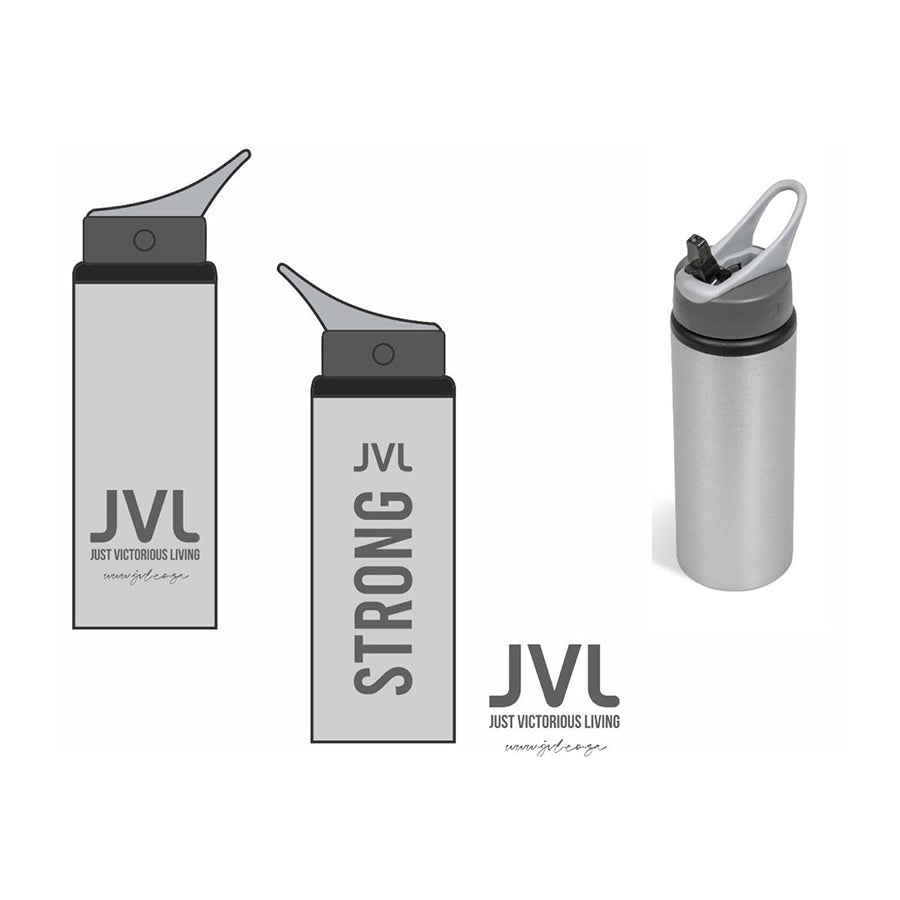 Aluminium Water Bottle - JVL 