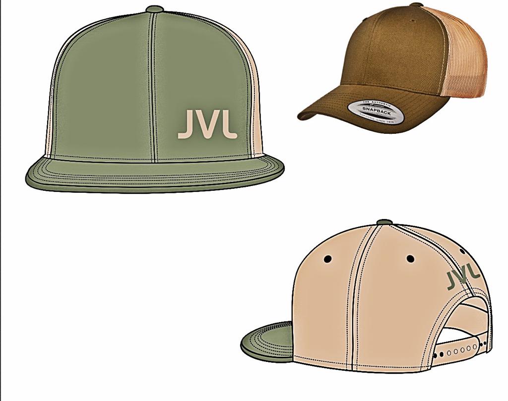 JVL SIGNATURE FLEX CAPS - Olive and brown - JVL 