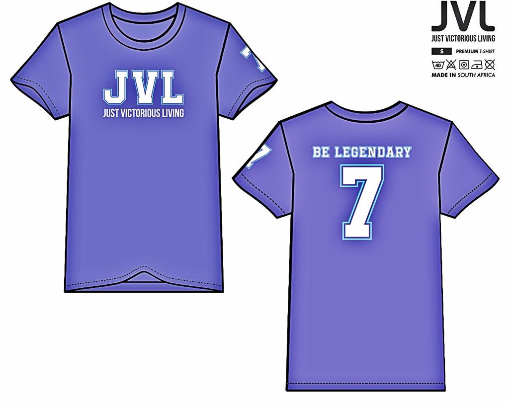 Athletic T-Shirt | Purple - JVL 