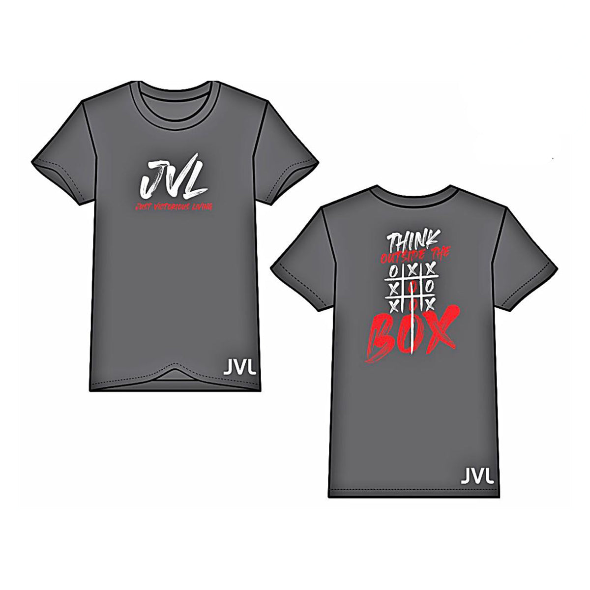 Athletic T-Shirt | Grey - JVL 