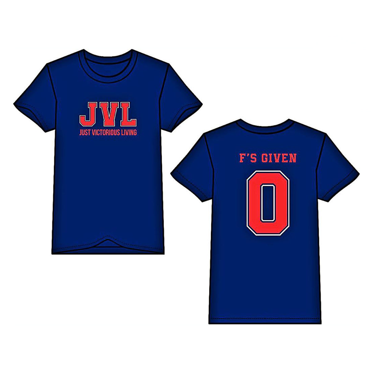 Athletic T-Shirt | Blue - JVL 
